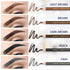 Stylia Waterproof Eyebrow Pencil Set (12 Pieces - Black), Long Lasting Eyebrow Pencil Liners for Makeup