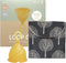 Hevea Loop Menstrual Cup Single-Pack Size 2 (Natural), Made from 100% Natural