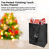 Novel Box Black Gift Bags with Handles, 10 Pack, 4.75x3.25x6.75 Inches, Small Paper Bulk Gift Bags