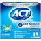 ACT Total Care Dry Mouth Lozenges, Mint-18 ea