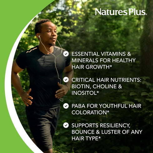 Natures Plus Ultra Hair Thick Shake - 1 lb, Hair Protein Shake - Healthy Hair Growth Supplement, 16 Servings