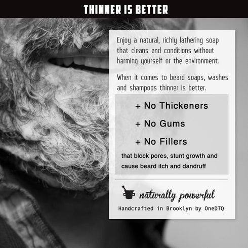 OneDTQ Medicine Man's Itchy Beard Wash, 4.7 FL OZ