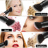 Falliny Retractable Makeup Brush, Angled Kabuki Powder Foundation Brush, Travel Face Blush Brush with Cover