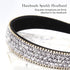Wecoe Silver Headband - Fashion Rhinestones Hair Band for Women and Girls, Thin Hair Accessories