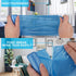 100 Count Small Trash Bags - 4 Gallon Garbage Bags for Office, Bedroom, Bathroom, Colored, 5 Rolls