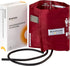 McKesson LUMEON Nylon Blood Pressure Cuff - Burgundy, Adult Medium, 34 cm to 50 cm, 1 Count