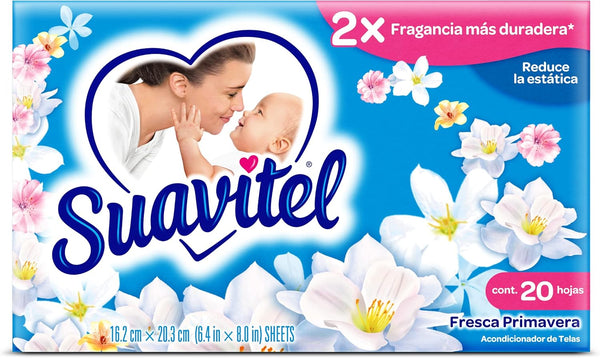 Suavitel Sheets, 20 Sheets, Field Flowers