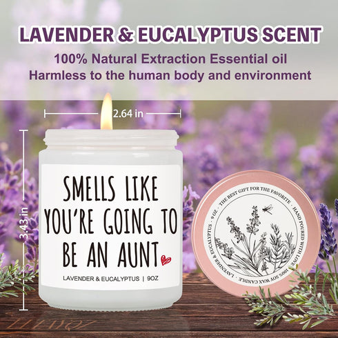 LLTAYQZ Friends-23 Pregnancy Announcement Scented Candle Gift for New Aunt First Time, Smells Like Youre Going to Be an