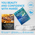 MAREE Eye Gels for Puffy Eyes, Dark Circles, Anti-Aging Eye Mask with Marine Collagen & Hyaluronic Acid
