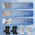 Neuropathy Socks for Women and Men, Compression Socks for Foot Pain, Swelling, Achilles Tendonitis (Black, L/XL)