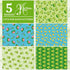 JarThenaAMCS 10 Sheet Cute Frog Wrapping Paper, Bulk Green Gift Wrap Paper for Birthday Baby Shower