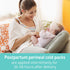 Medline 2-in-1 Absorbent Perineal Pad and Instant Cold Ice Packs - Essential for Postpartum Care (8 Count)