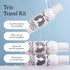 Rizos Curls Trio Travel Curl Kit, Includes Travel Hydrating Shampoo, Deep Conditioner, Curl Cream, 3 Pack of 2 oz