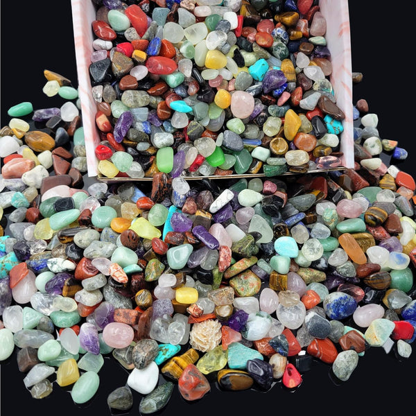 SeeuFun 800Pcs+ (3lb) Gemstones and Crystals Set,30Kinds+ Bulk Rocks and Minerals Science Kit,Rocks