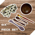 Wood Mask Mixing Bowls 6 Pack,Makeup Facial Skin Care Products for Clay Mask,Home DIY Beauty Personal Care Spa Tools Kit Cosmetic Bowl,Spatula,Spoon,Brush,Silicone Applicator,Headband