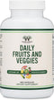 Fruits and Veggies Supplement - 180 Capsules, Daily Blend of 49 Fruits & Vegetables, Vegan Safe & Non-GMO by Double Wood