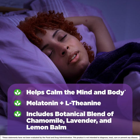 Natrol Sleep+ Calm Melatonin Gummies for Adults, Strawberry Flavor, 60 Gummies, 30 Day Supply