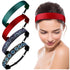 Sintege 8 Pcs Woman Elastic Headband Adjustable Non Slip Velvet Lined Headbands for Sport Yoga Work Makeup Stylish