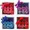 Hedume 4 Boxes Floral Scented Bath Soap - 36 Pcs Rose Flower Petals in Gift Box for Special Occasions
