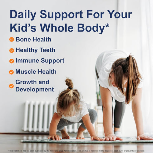 Carlson - Kid's Super Daily D3+K2, 25 mcg D3 & 22.5 mcg K2, Liquid Vitamins for Heart & Bone Health, 360 Drops