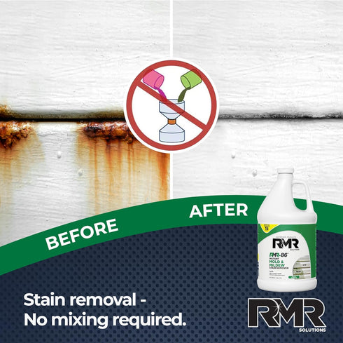 RMR-86 Instant Mold and Mildew Stain Remover Spray, 1 Gallon, Scrub Free Formula