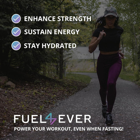 Fast Fasting Electrolyte Powder | with Creatine, Essential Amino Acids & Green Tea Extract, Watermelon Flavor (30
