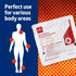 Pack, 6" 6", 24 Pack, Packs Medline Instant Warm Disposable, x per Heat for Pain Relief, Muscle Soreness and Increased