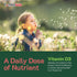 YUM-V's Chewable Vitamin D Gummies for Kids, 1000 IU, 60 Count - Immune Support