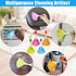 4 Pack 8" Hand Grips Microfiber Washable Duster - Electrostatic Feather Duster Brush for Cleaning Furniture