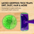 Reusable Floor Mop Pads, Swiffer Wet Jet Compatible Refills, 2 Pack, 12-inch Microfiber, Eco-Friendly
