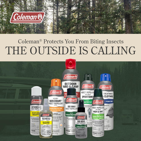 Coleman 6oz Twin Pack Insect Repellent Spray - 40% DEET, Protection Against Ticks and Mosquitoes