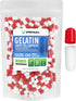 XPRS Nutra Size 00 Empty Capsules - 500 Count Gelatin Capsules for DIY Capsule Filling, Red/White