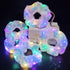 Light Up Scrunchies Gift Set, LED Hair Accessories for Girls & Women, Glow in the Dark Party Favors