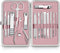 Utopia Care Manicure Kit, 15 Piece Professional Stainless Steel Nail Clippers Set for Men and Women with Travel Case,
