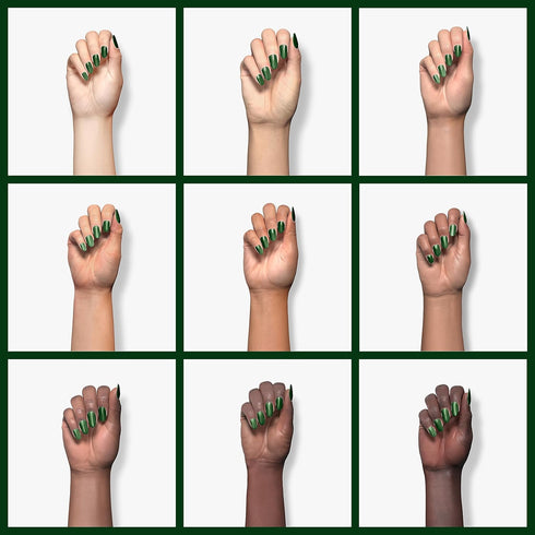 VENALISA 15ml Emerald Green Gel Nail Polish, Dark Green Lime Color Soak Off UV LED Nail Art Starter DIY