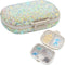 Soleebee Portable 8 Compartments Daily Pill Organizer, Bling Crystal Diamond Pill Box, Small Travel Medicine Container