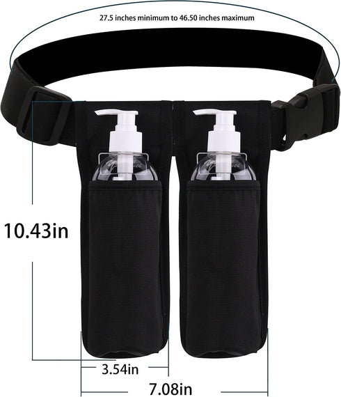 HolsterDb1KD-Black Massage Bottle Bag Massage Therapist Holster Massage Lotion Holster Massage Oil