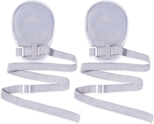 Restraint Gloves - 2Pcs, Hand Protective Gloves for Dementia Child, Control Mitts Safety Hand Glove (Small)