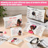 12 Pcs African American Makeup Bag, Black Women Cosmetic Bags, Inspirational Gift Bags for Girl, Classic
