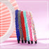 MTLEE 6 Pieces Beaded Headbands, Sparkly Crystal Hair Hoop Hairbands for Women Girls Kids