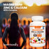 Magnesium Calcium Zinc with Vitamin D3 & K2 Gummies, Multivitamin for Bone Strength, 30 Days Serving