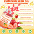 Gummies 60 Count Pumpkin Seed Oil Supplement with Saw Palmetto for Hair Growth & Skin Health Support, High Pure Extract