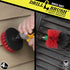 Outdoor Cleaning Supplies - Stiff Bristle Outdoor Power Scrubber - Concrete and Brick Stain Remover - Concrete Pools