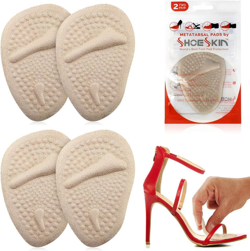 Metatarsal Pads for Women & Men, Ball of Foot Cushions for Pain Relief, Comfortable, Nonslip, Reusable, Great for High