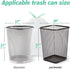 4 Gallon Drawstring Trash Bags, 60 Count, 0.5 Mil Strong Small Garbage Bags for Office Bathroom Kitchen