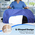 Jionhenn Patient Turning Device for Elderly, U-Shaped Positioning Bed Pads with Handles, Waterproof Reusable Transfer