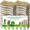 PUCITY Sponges Kitchen Natural Dish Sponge Plant-Based Biodegradable Compostable Cellulose with Coconut Scrubber