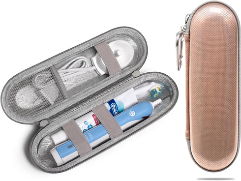 Durable Hard Shell EVA Electric Toothbrush Case - Waterproof PU Surface with Shockproof EVA and Moisture Resistant