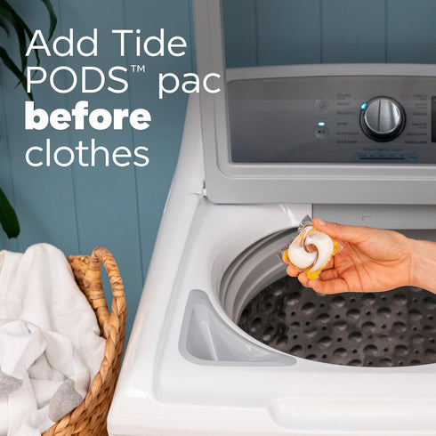 Packs, 45 Count, Tide PODS Free and Gentle Odor Refresh Laundry Detergent Hypoallergenic Laundry Detergent Pods