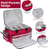 Jaffzora Medical Bag, Medical Equipment Case Empty, Large Home Health Nurse Bag with Shoulder Strap, Medication First